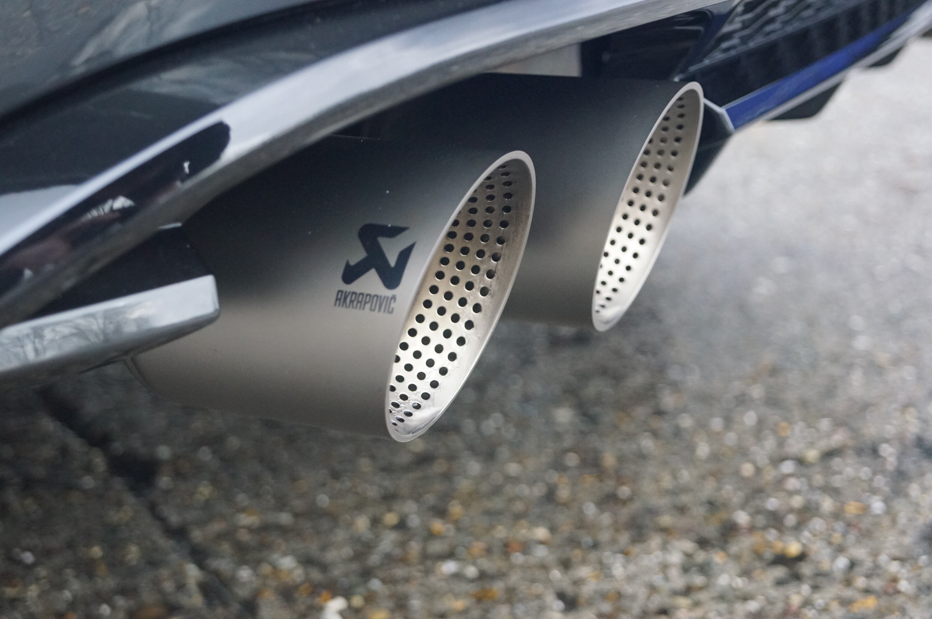 Voorkant van een klassieke auto